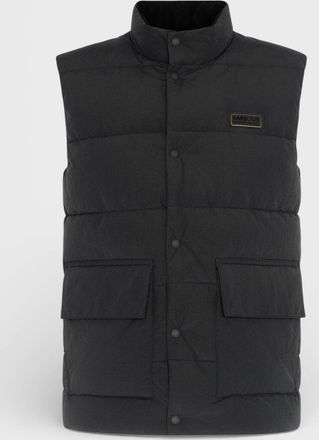 Barbour Mens Barbour International Morville Quilted Gilet Black - Size: 38/Regular