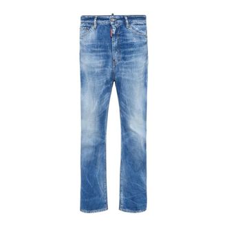 Dsquared2 Heren, Jeans, Blauw, Maat: XL Denim