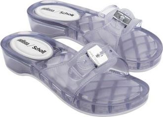 Melissa x Scholl Pescura Platform Slide Sandal in Clear at Nordstrom, Size 10