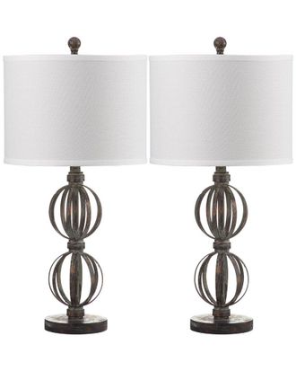 Safavieh Calista 27.75In Double Sphere Table Lamp