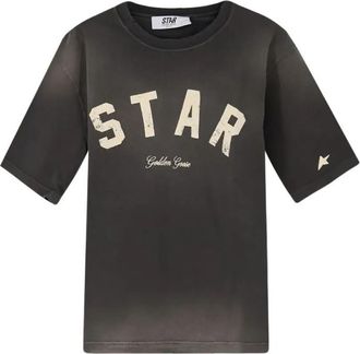 Golden Goose Charcoal Printed T-shirt