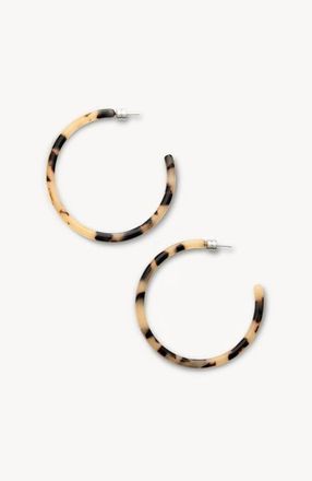 Machete Jewelry Large Hoops in Blonde Tortoise at Nordstrom