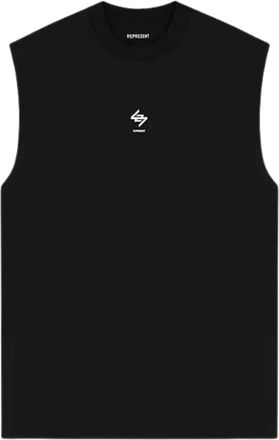 Represent Canotta con stampa grafica - Nero