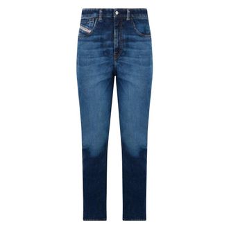 Diesel Slim-fit Jeans, female, Blue, Size: W28 Slim High Waist Denim Trousers Original