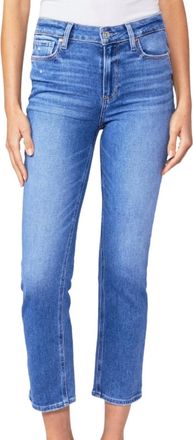 Paige Cindy Crop Jeans In Rock Show Distressed