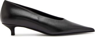 Toteme 35 Leather Pumps - Black