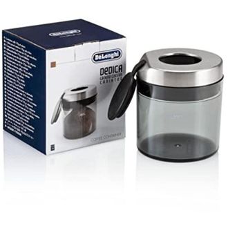 Kenwood DeLonghi Dedica Canister, Contenitore per Conservare Caff&egrave;, Accessori Caff&egrave; per Caff&egrave; Macinato, Ideale per Macinacaff&egrave; Dedica, Capacit&agrave; 170 g