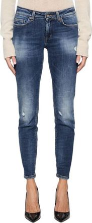 Dondup Monroe Skinny Jeans - Dames - Skinny Jeans - Blauw - W30 - Katoen - Jeans