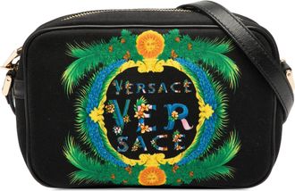 Versace Logo Canvas Beverly Palm Miami Crossbody