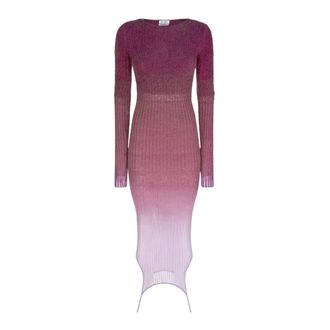The Attico Maxi Dresses, female, Purple, Size: XS Degrad&egrave; Midi Dress