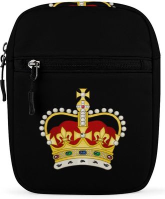Generic Crown Jewel0 Crossbody Bag Adjustable Satchel Cute Shoulder Bag Lightweight Sling Bags