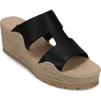 Vaneli Cyril Platform Wedge Sandal in Black at Nordstrom, Size 7.5