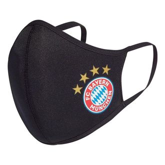 adidas FC Bayern Face Covers 3-Pack Black HB5045