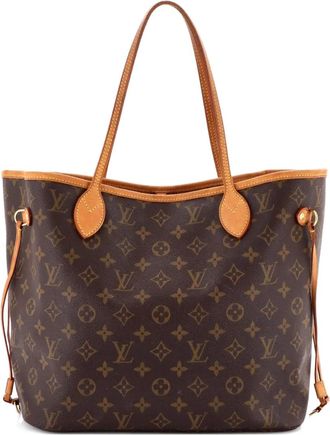 Louis Vuitton Neverfull MM monogram canvas shopper - Bruin