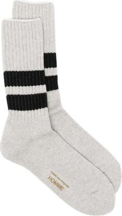 Comme Des Gar&ccedil;ons Socks Heather Grey X Black