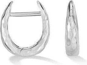 Dower & Hall Small Horseshoe Nomad Huggie Hoops in Sterling Silver at Nordstrom