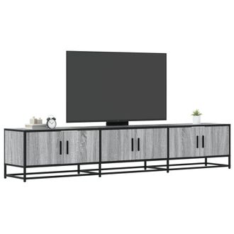 Berkfield Home TV Cabinet Grey Sonoma 210x35x41 cm Engineered Wood | Size: 210 x 35 x 41 cm