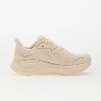 Hoka One One Womens Clifton 10 Running Shoes In Vanilla / Birch
