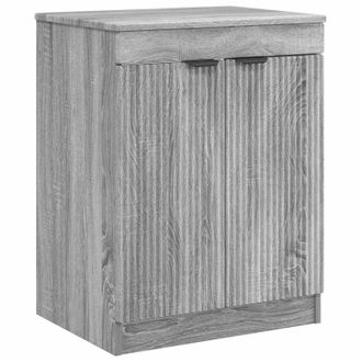 vidaXL Mueble De Cuarto De Ba&ntilde;o Sonoma Gris 54 X 41 X 70 Cm Vidaxl