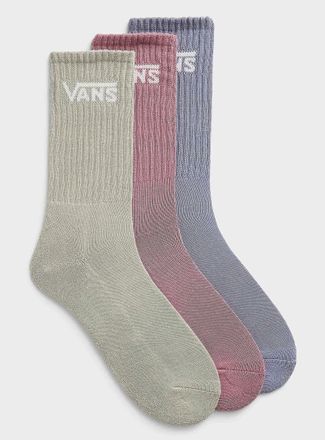 Vans Mens Muted colour ribbed socks 3-pack