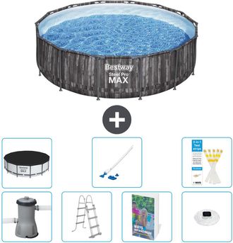 Bestway Piscina Bestway Steel Pro Max Redonda - 427x107 Cm - 8-piezas S552
