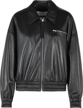 Jil Sander Giubbotto bomber Lear nero di Jil Sander