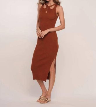 Heartloom Noir Dress In Brown