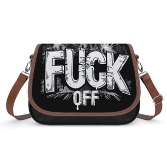 Generic Fuck-Off Crossbody Bags for Women Shoulder Messenger Bag Purse Handbags