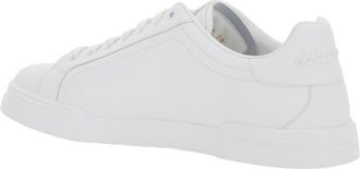 Dolce & Gabbana Mens Sneaker Portofino Light White Leather Cotton Trainers