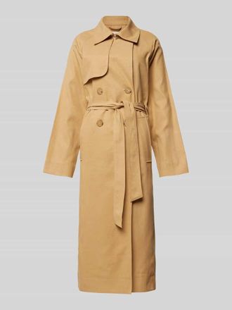 Lanius Lanius Trenchcoat mit Bindeg&uuml;rtel in Beige, Gr&ouml;&szlig;e 34