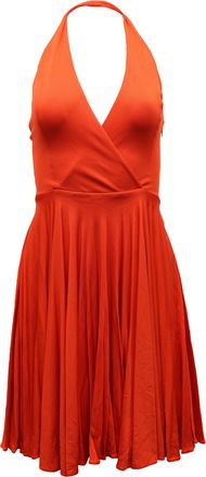 Ralph Lauren Collection Halter Dress Dress in Orange Viscose