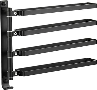 OEM Toallero De Pared, 4 Barras Giratorias (180&deg;), Aluminio Resistente A La Corrosi&oacute;n, Para Secar Ropa H&uacute;meda Y Seca, Ba&ntilde;o/cocina