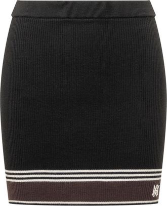 Amiri Stripe-detail Mini Skirt