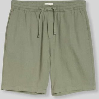 Tom Tailor Denim Regular Fit Bermudas aus Viskose-Leinen-Mix in Mint, Gr&ouml;&szlig;e XXL