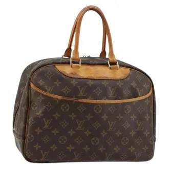 Louis Vuitton Pre-owned Handbags, female, Brown, Size: ONE SIZE Pre-owned Deauville Hand Bag