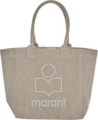 Isabel Marant Yankee Tote - Dames - Shoppers - Beige - ONE Size - Katoen - Tassen