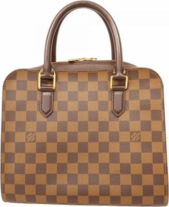 Louis Vuitton Pre-owned Handbags, female, Brown, Size: ONE SIZE Pre-owned Top Handle Satchel