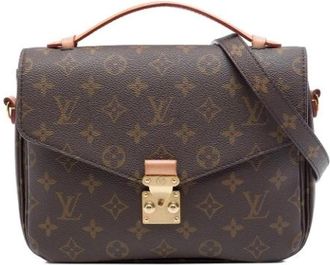 Louis Vuitton Pre-owned Pochette Metis - Dames - Vintage Schoudertas - Bruin - ONE Size - Leer - Vintage