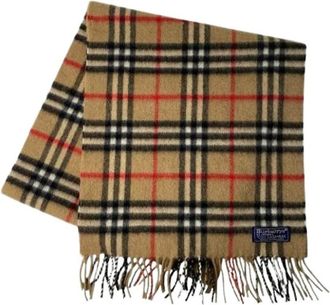 Burberry Pre-owned Scarves, female, Brown, Size: ONE SIZE Pre-owned Stole