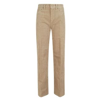 7 For All Mankind Dames, Broeken, Beige, Maat: W29 Corduroy