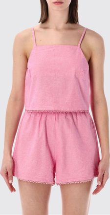 American Vintage Top in cotone con scollatura quadrata e spalline sottili