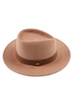 Eugenia Kim Eugenia Kim Blaine Wool Fedora hat - Camel - One Size