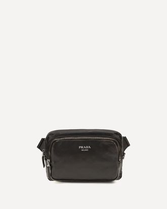 Prada Borsa a Tracolla in nappa con effetto invecchiato Man UNI