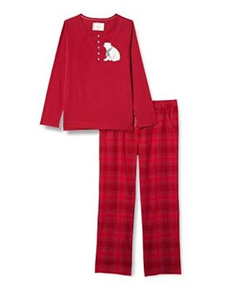 Triumph Womens Sets PK Character 01 Buttons X Pyjamaset, Mannish Red, 46