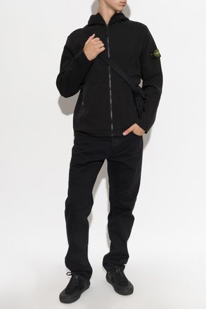 Stone Island Jeans With Slightly Tapered Legs, Mens, Black