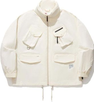 Li-Ning Multi Pockets Waterproof Jacket Beige AJDU271-1