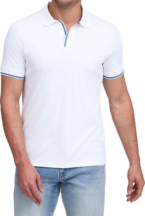 Raffi Nolan Short Sleeve Collared Shirt In White
