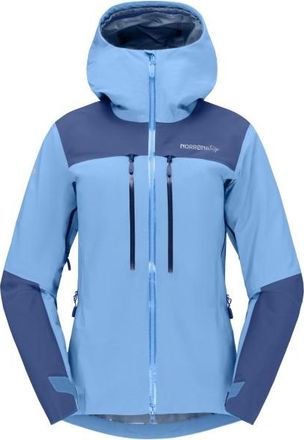 Norr&oslash;na Trollveggen GORE-TEX Pro Light Jacket Regenjacke f&uuml;r Damen | blau