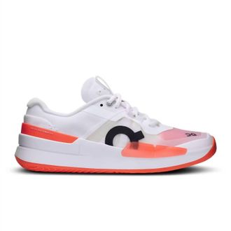 On Womens Roger Pro 2 Shoes In White/flame