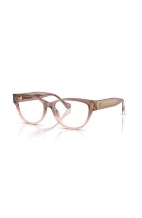 Versace 52mm Cat Eye optical glasses in Tortoise at Nordstrom